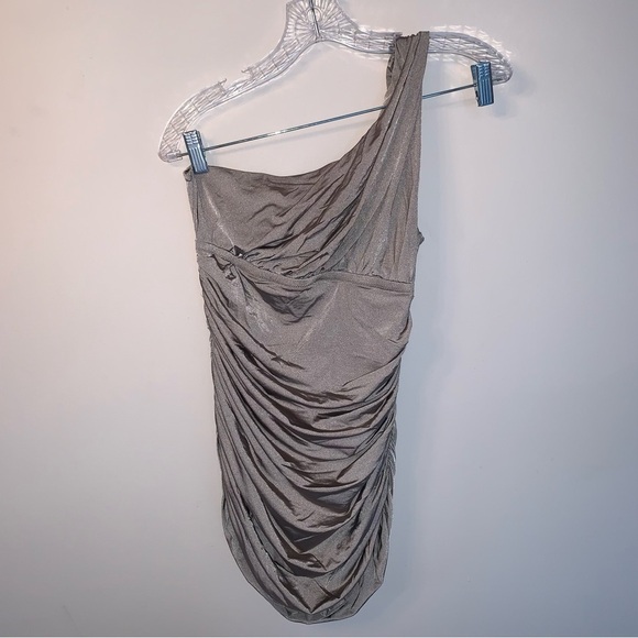 J. Crew Tan Asymmetrical One-Shoulder Bodycon Swim 10 - Picture 1 of 8